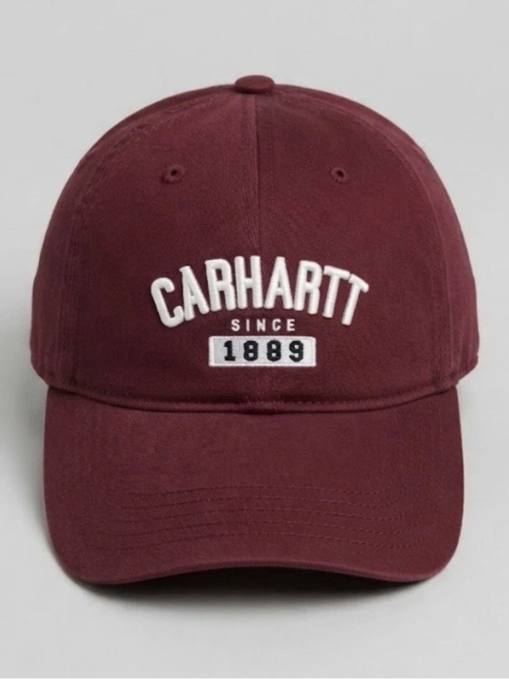 Carhartt Men Adult Vintage Embroidered Logo 1889 Baseball Cap Hat Adjustable